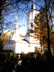 Введенская Богородская церковь у д.Озёра.