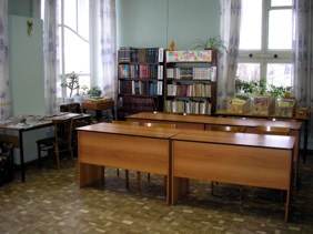 Интерьер библиотеки-филиала № 5 ЦБС г.Великий Устюг.